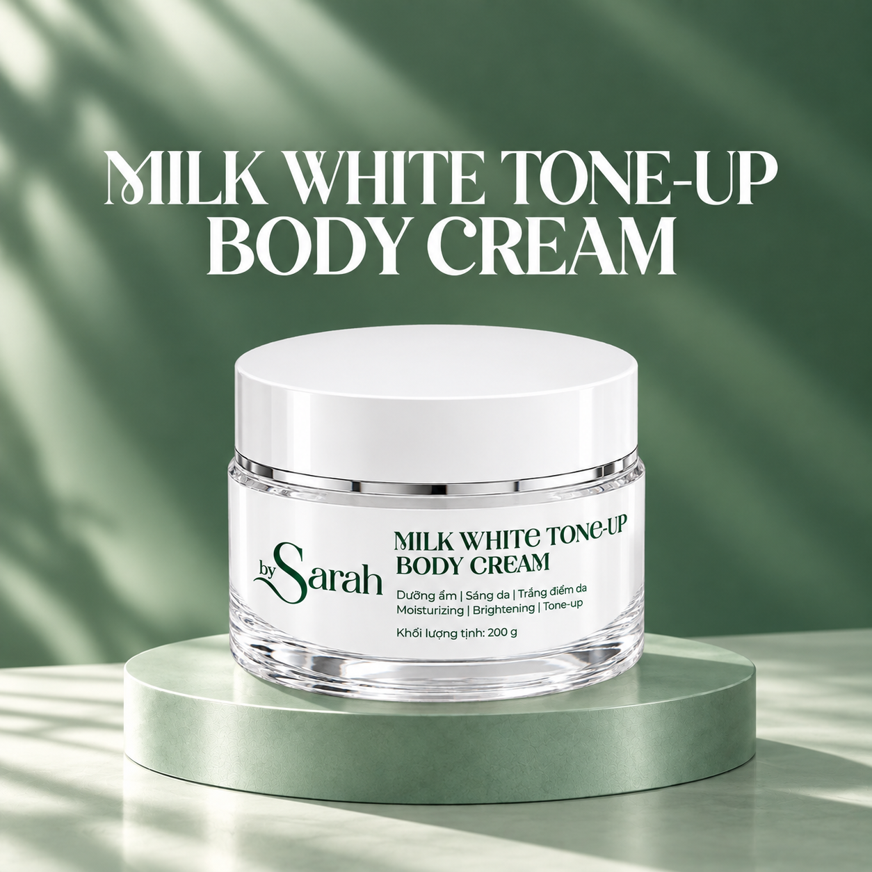 Kem nâng tông Milk White Tone-Up Body Cream